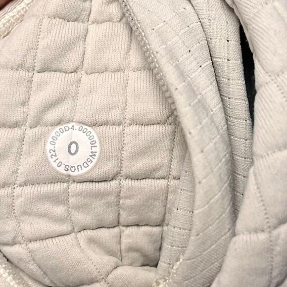 Lululemon Lab Textured Grid HR Jogger 28 Muslin Cream Size 0 Waffle Athleisure - Picture 7 of 10